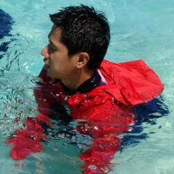 wet anorak in boracay