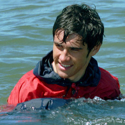 Swimming in clothes is fun!